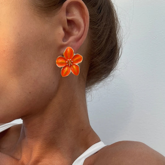Floral Bloom Ear Studs Earrings