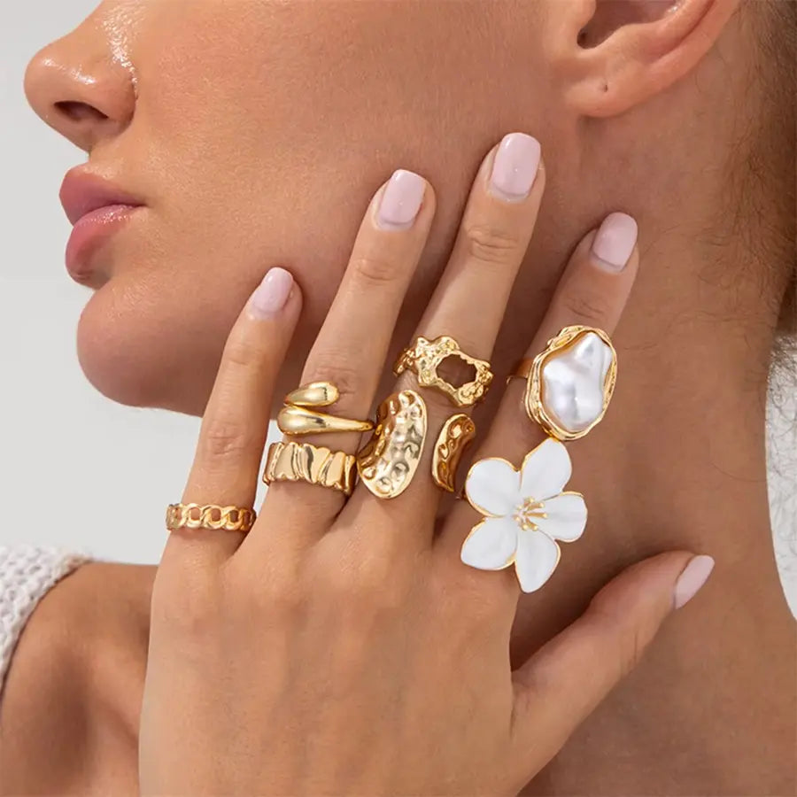 7Pcs/Set Adjustable Rings