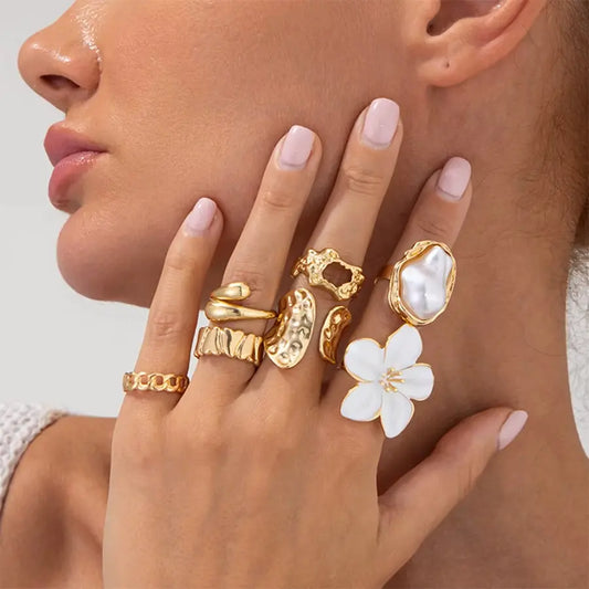 7Pcs/Set Adjustable Rings