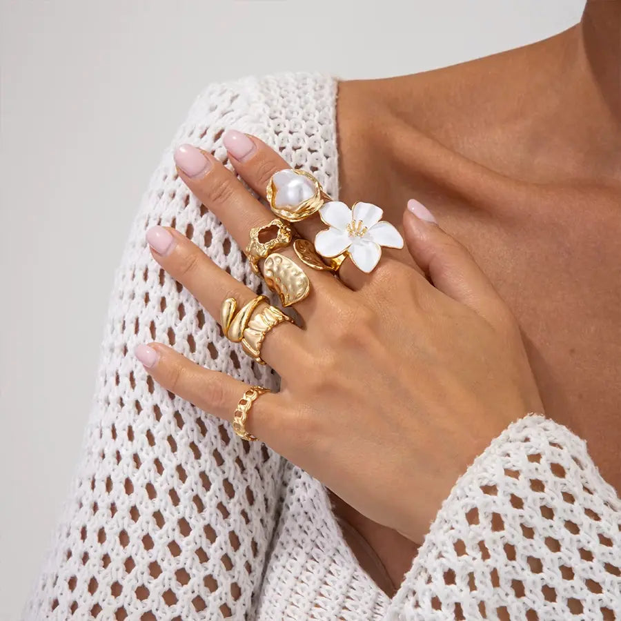 7Pcs/Set Adjustable Rings