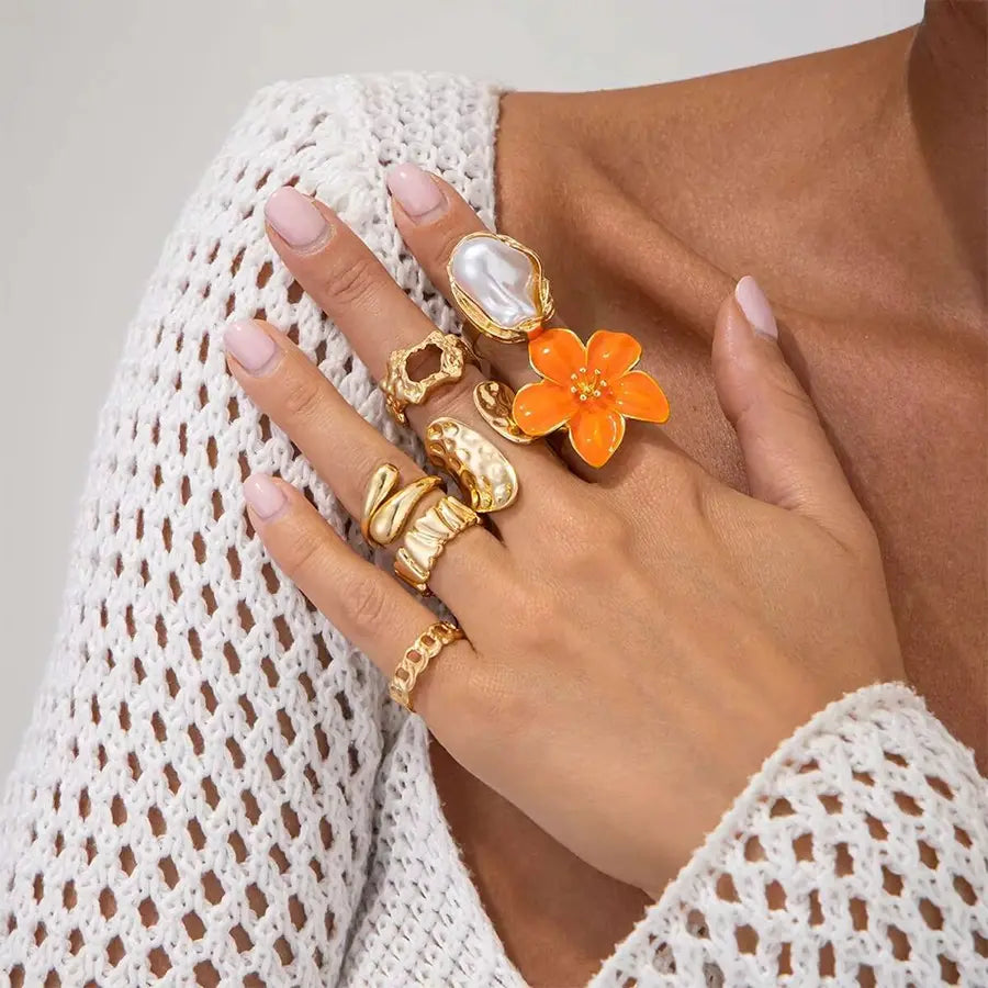 7Pcs/Set Adjustable Rings