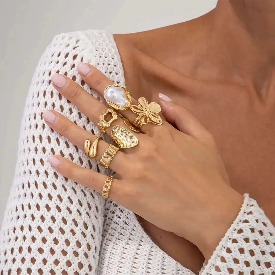 7Pcs/Set Adjustable Rings
