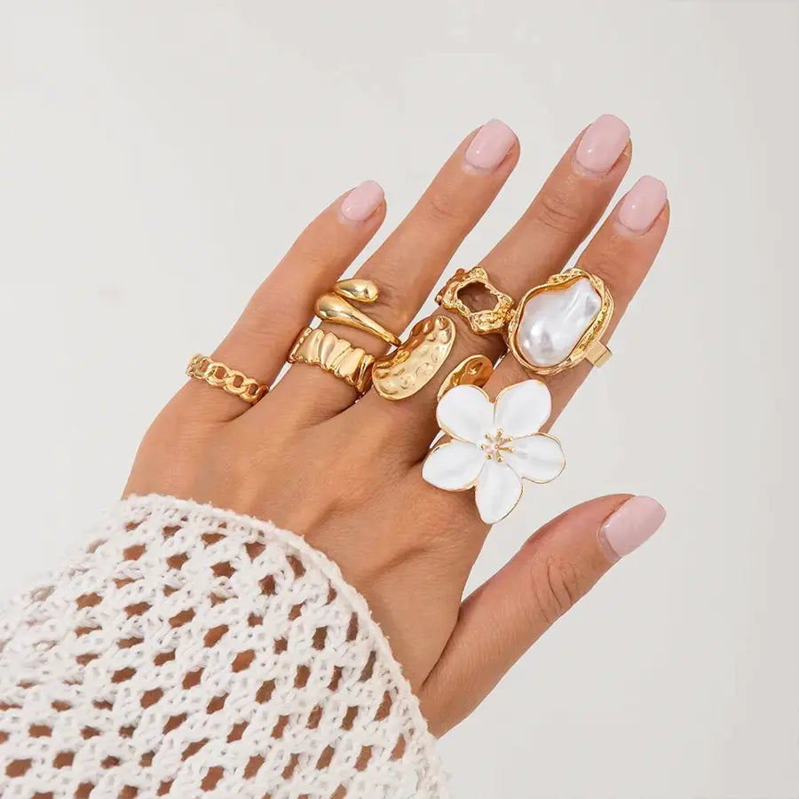 7Pcs/Set Adjustable Rings