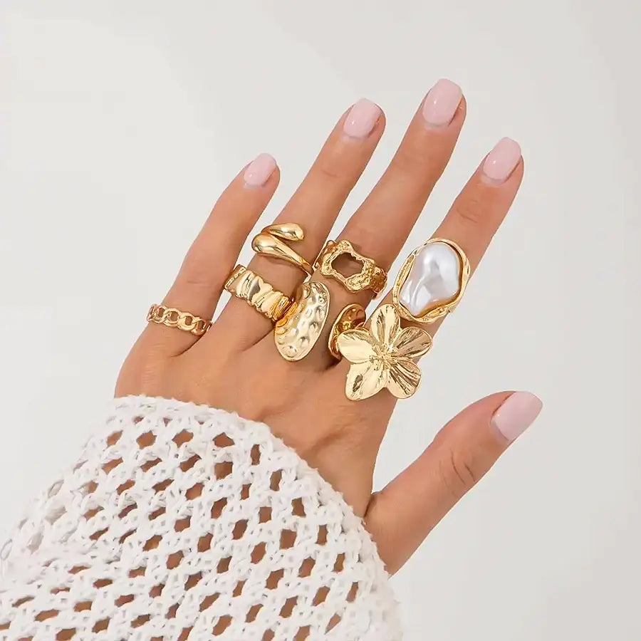 7Pcs/Set Adjustable Rings