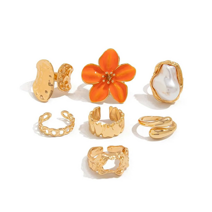 7Pcs/Set Adjustable Rings