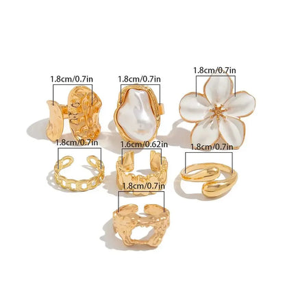 7Pcs/Set Adjustable Rings