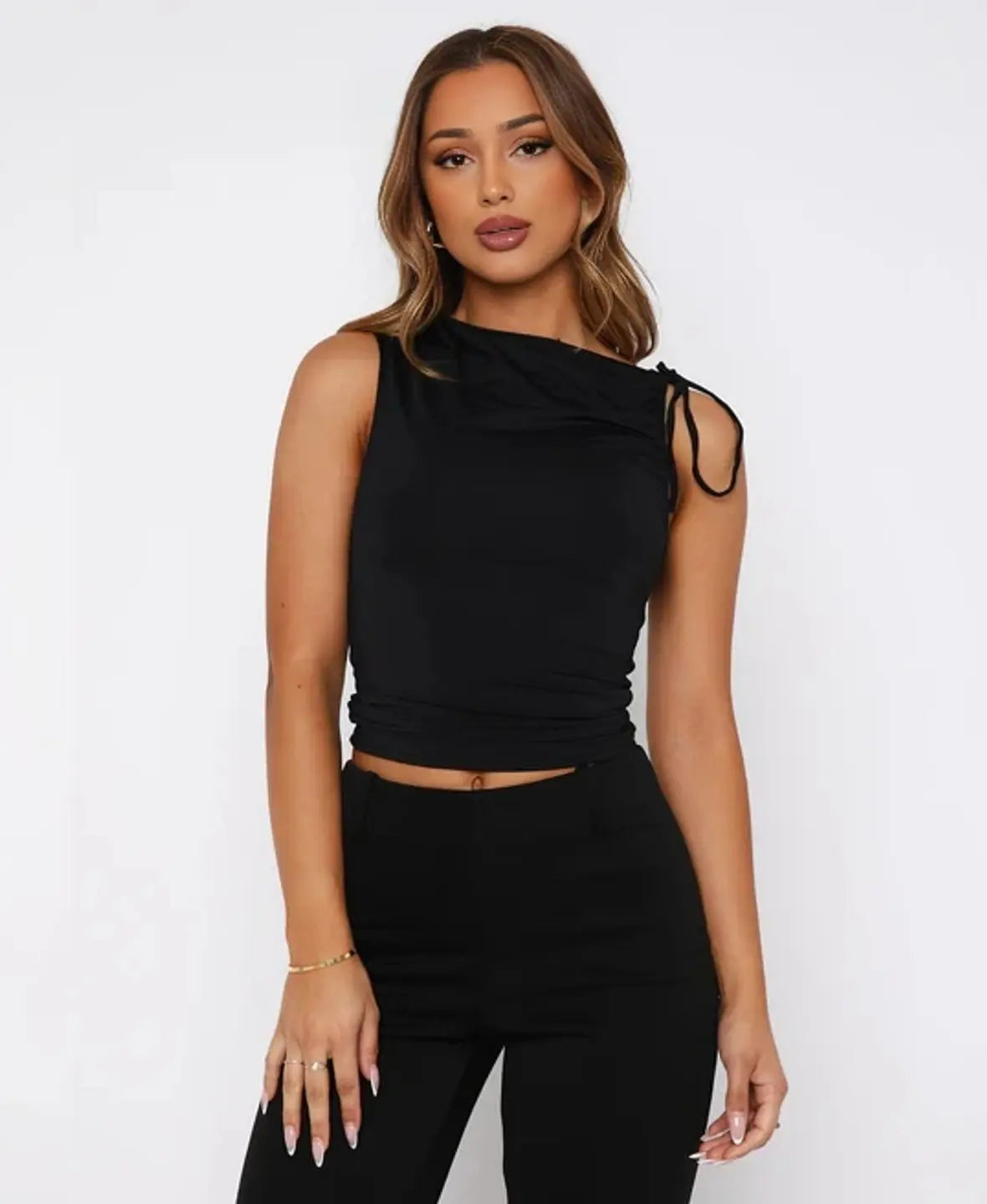Sleek Side Tie Tank