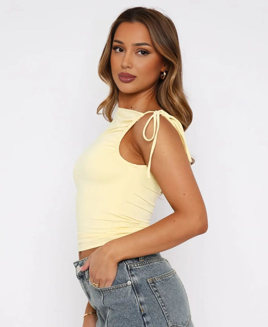 Sleek Side Tie Tank