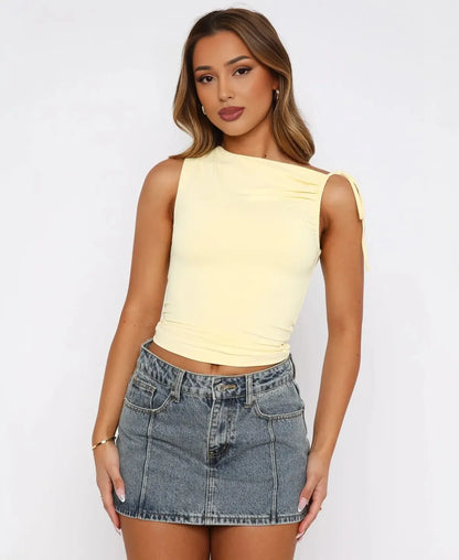 Sleek Side Tie Tank
