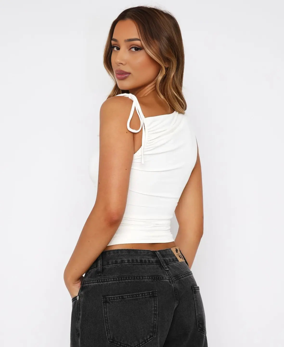 Sleek Side Tie Tank