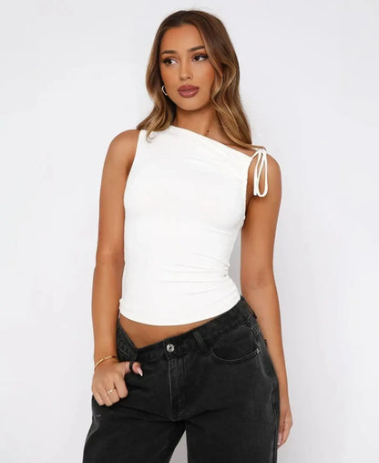 Sleek Side Tie Tank