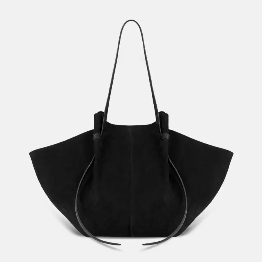 Slouchy Suede-Look Tote