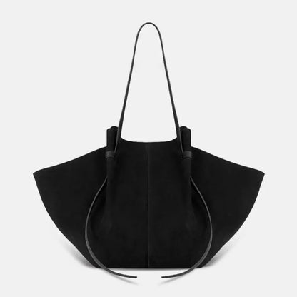 Slouchy Suede-Look Tote