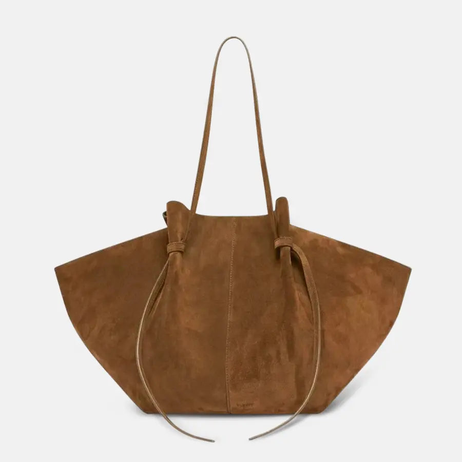 Slouchy Suede-Look Tote