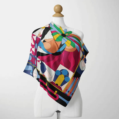 Tropicalia Satin Scarf
