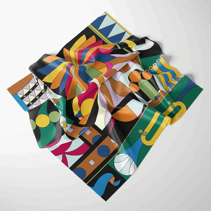 Tropicalia Satin Scarf