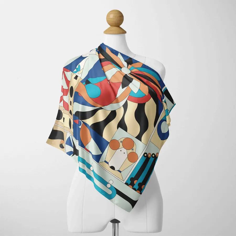 Tropicalia Satin Scarf