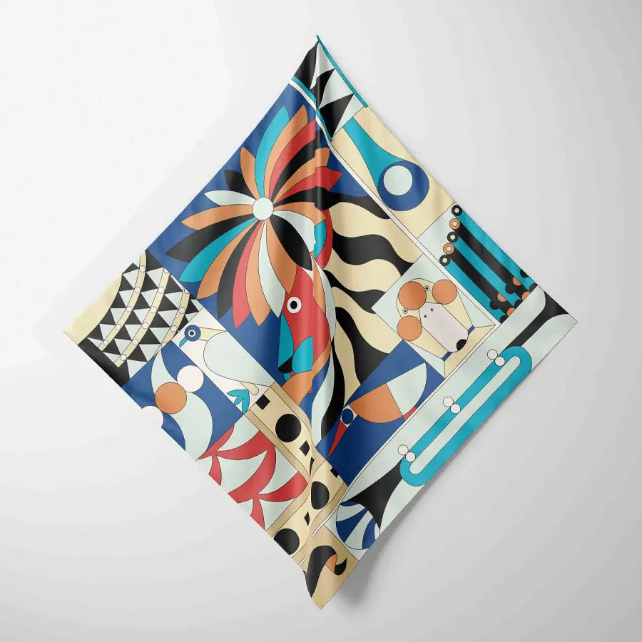 Tropicalia Satin Scarf