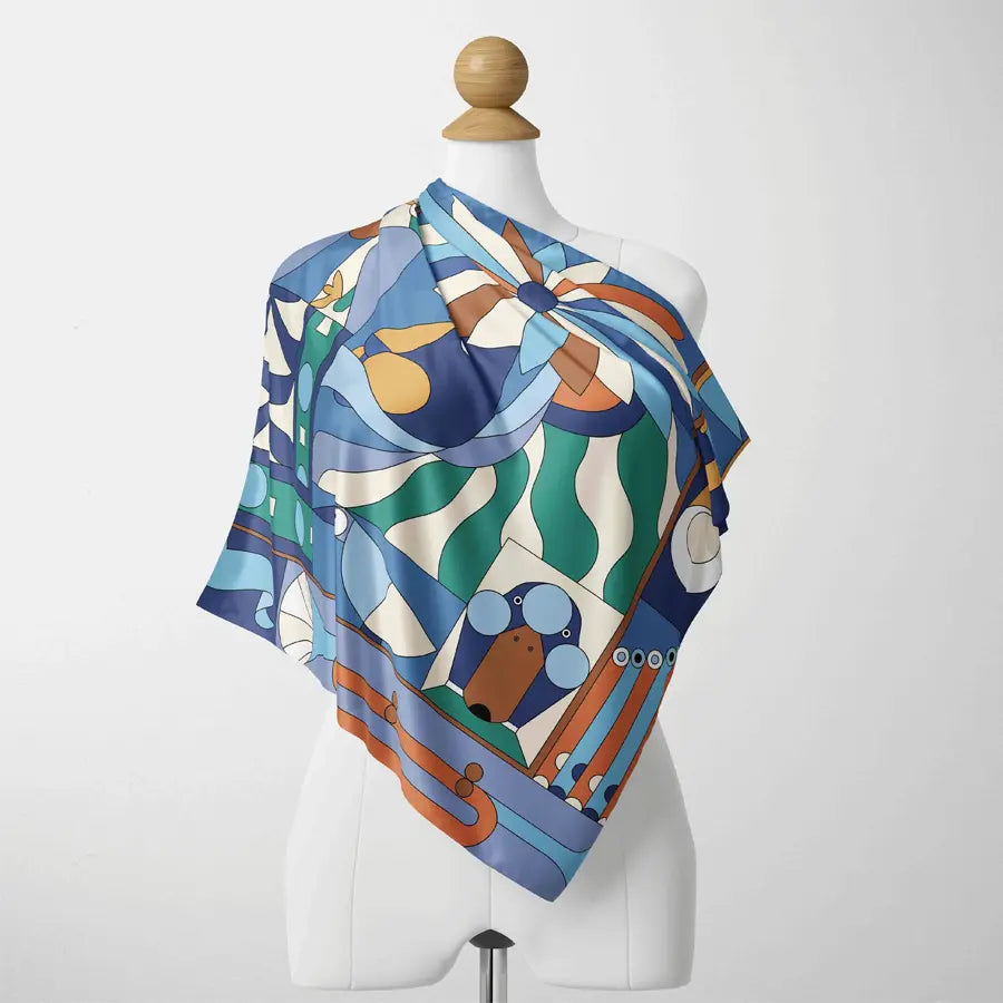 Tropicalia Satin Scarf