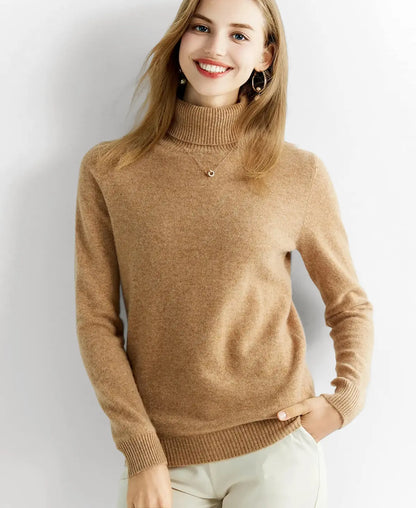 Turtleneck Sweater 100% Merino Wool