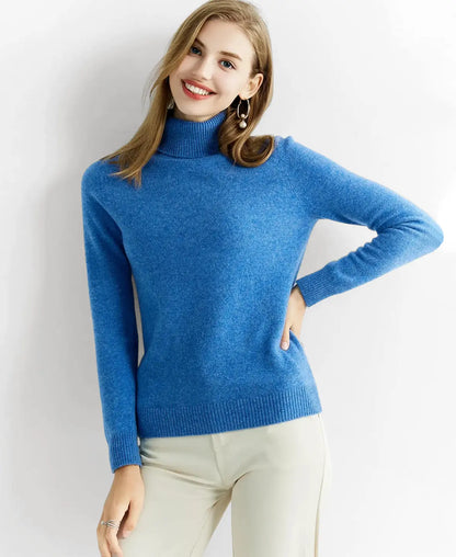 Turtleneck Sweater 100% Merino Wool