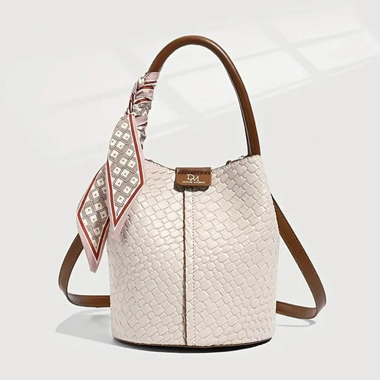 Twill Tie Bucket Bag