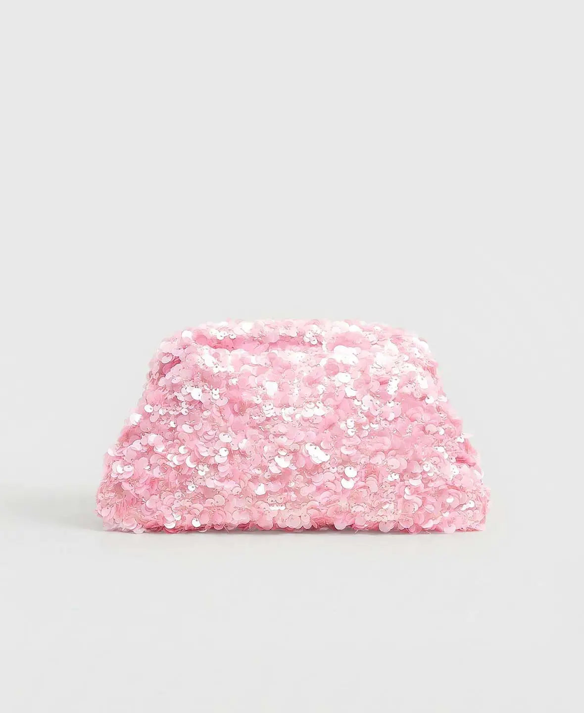 Pearlescent Sequin Clutch
