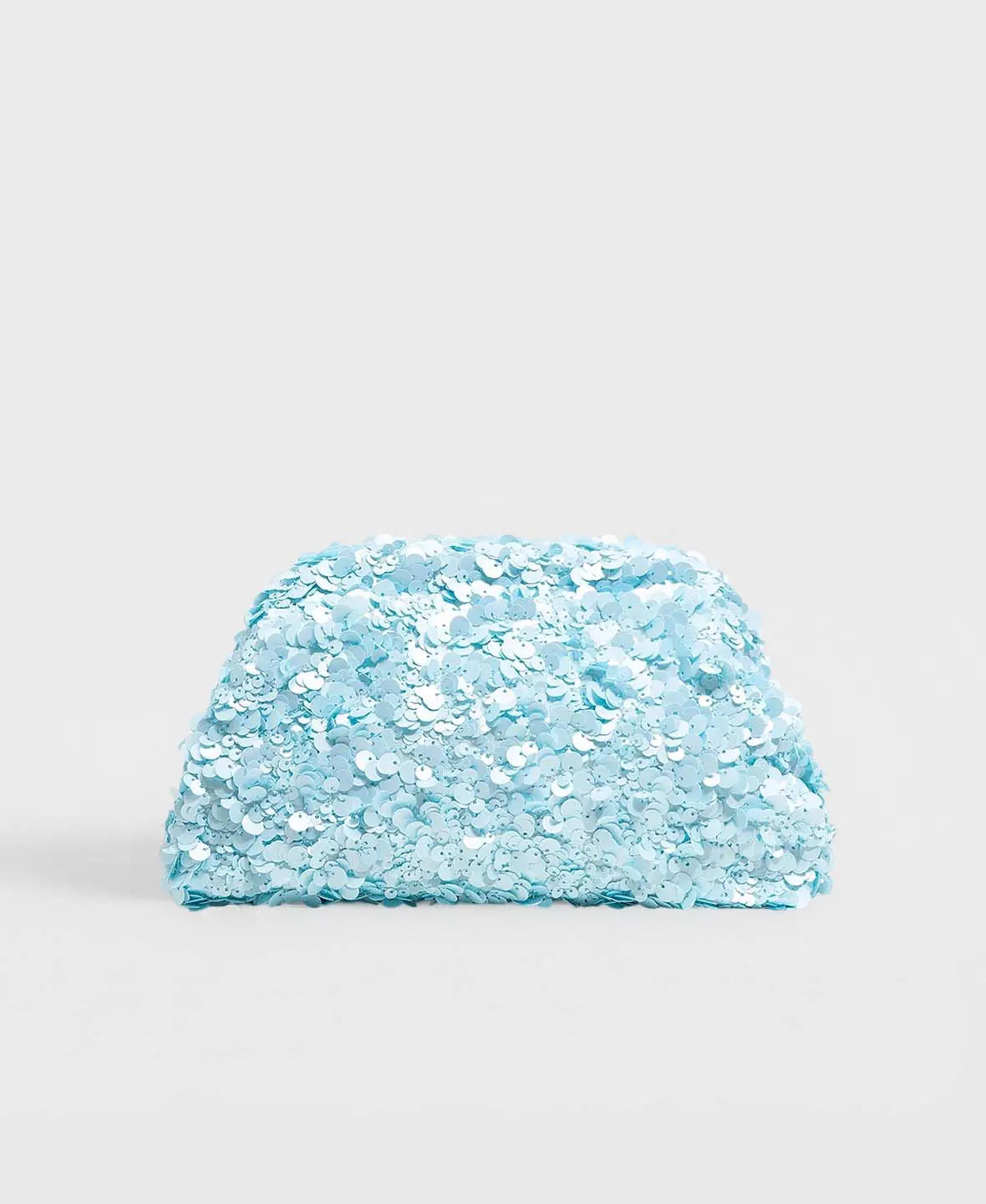 Pearlescent Sequin Clutch