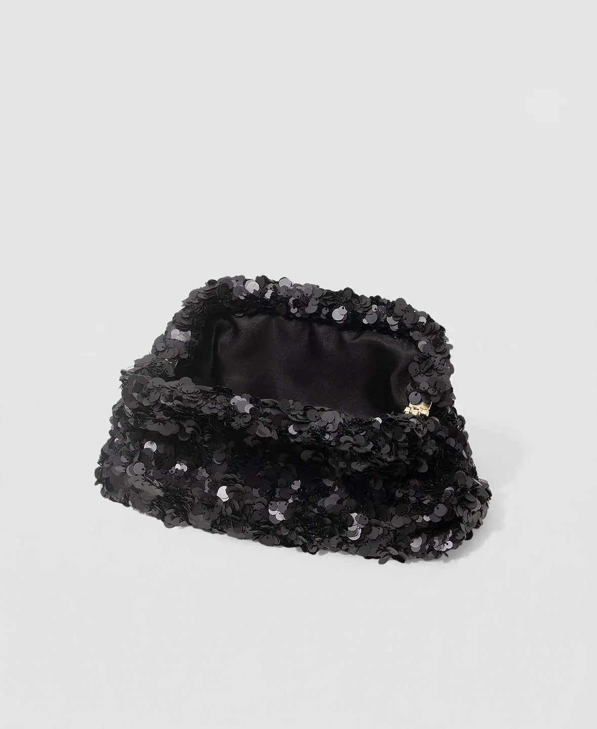 Pearlescent Sequin Clutch