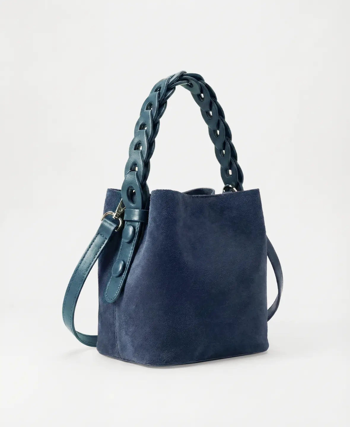 Suede-Look Bucket Bag