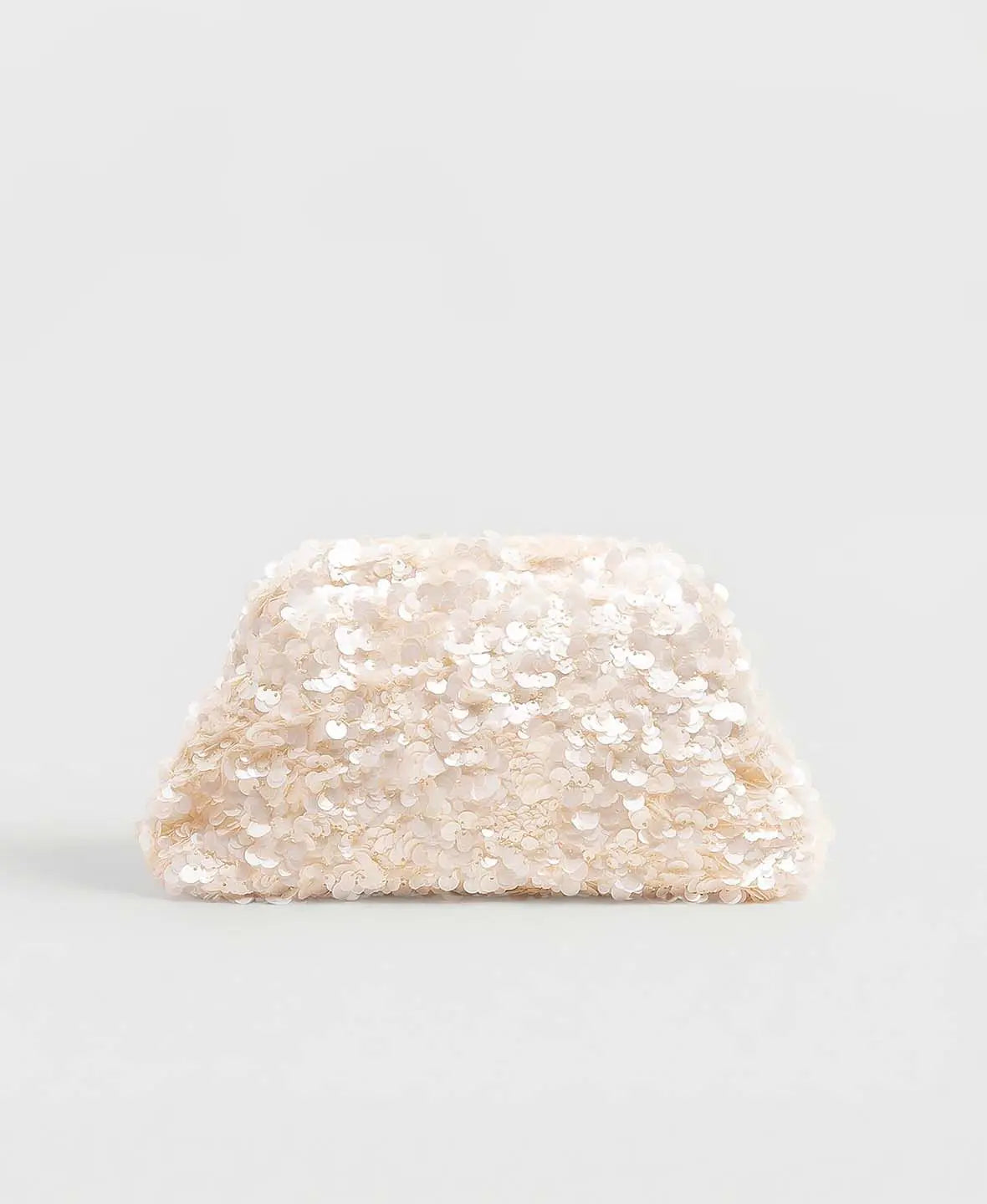 Pearlescent Sequin Clutch