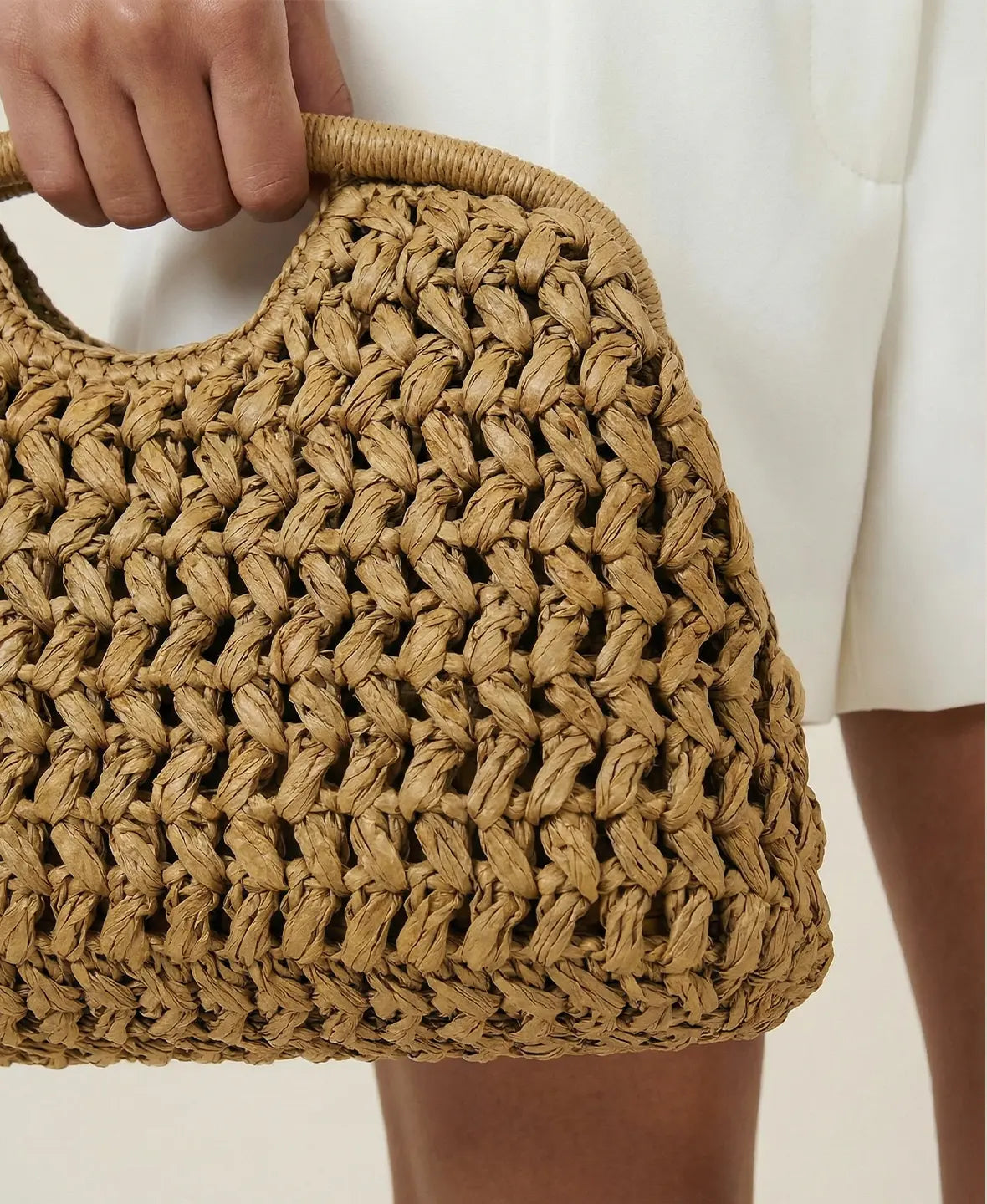 Straw Clutch Bag
