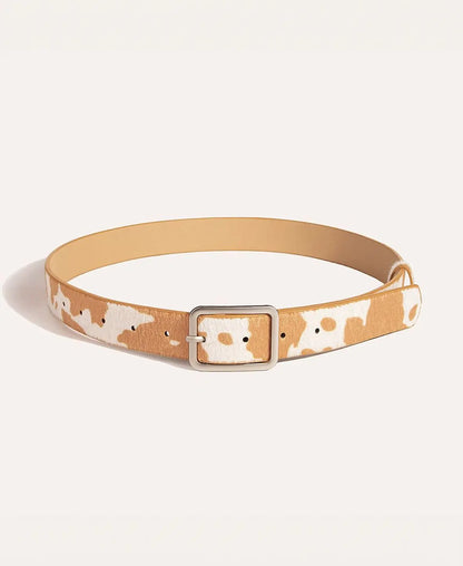 Cow Printed Belt