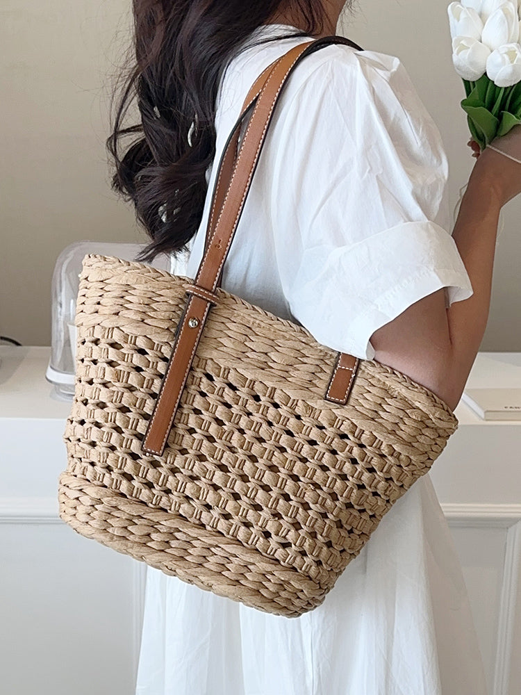 Christie Rattan Shoulder Bag