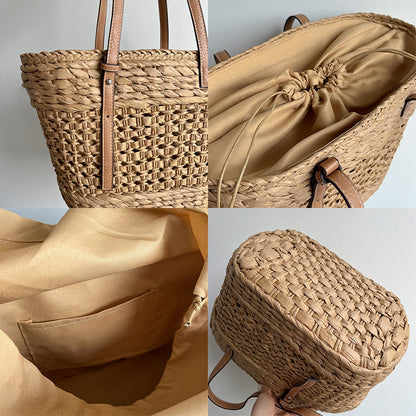 Christie Rattan Shoulder Bag