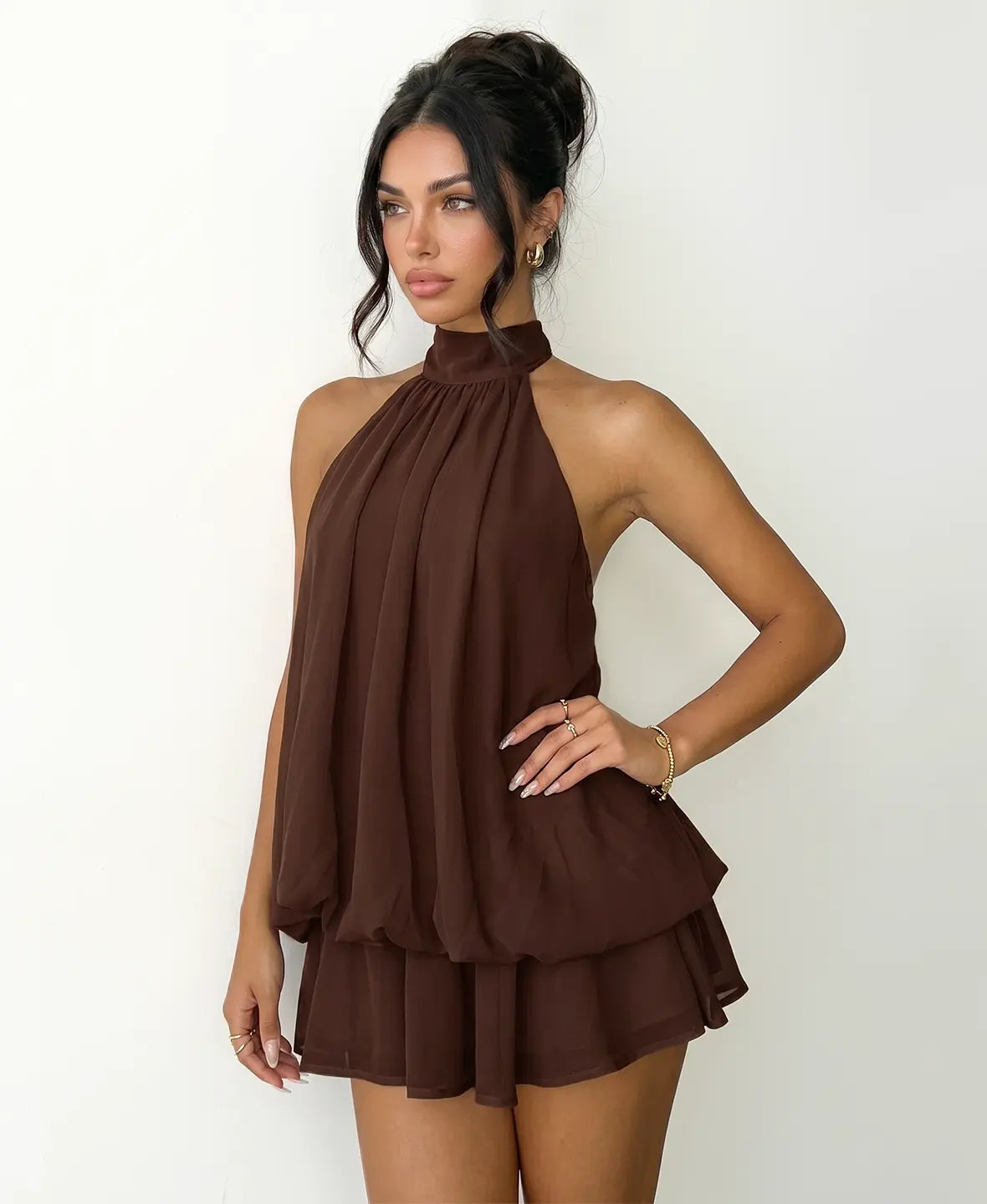 Serena Halter Dress