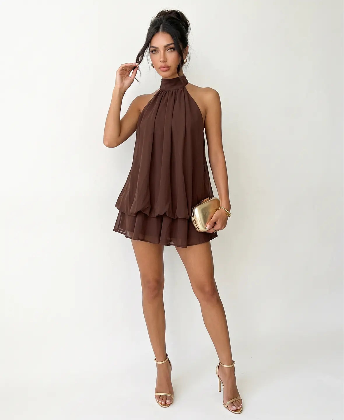 Serena Halter Dress