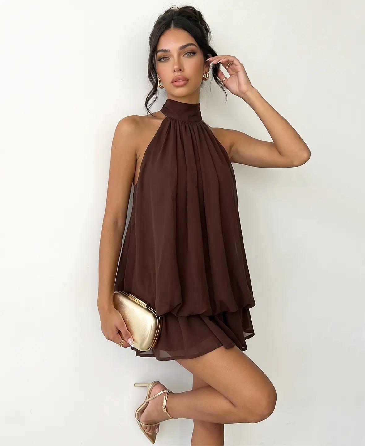 Serena Halter Dress
