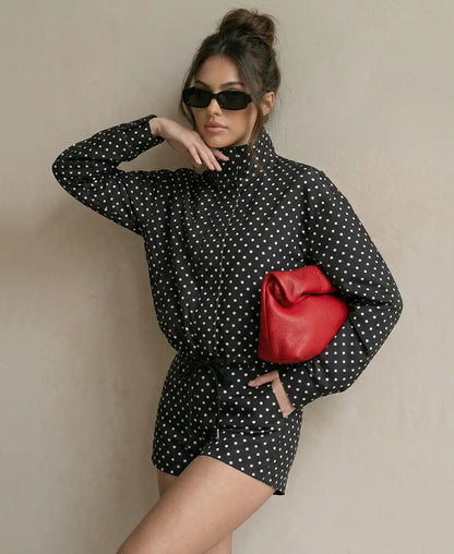 Solène Polka-Dot Set
