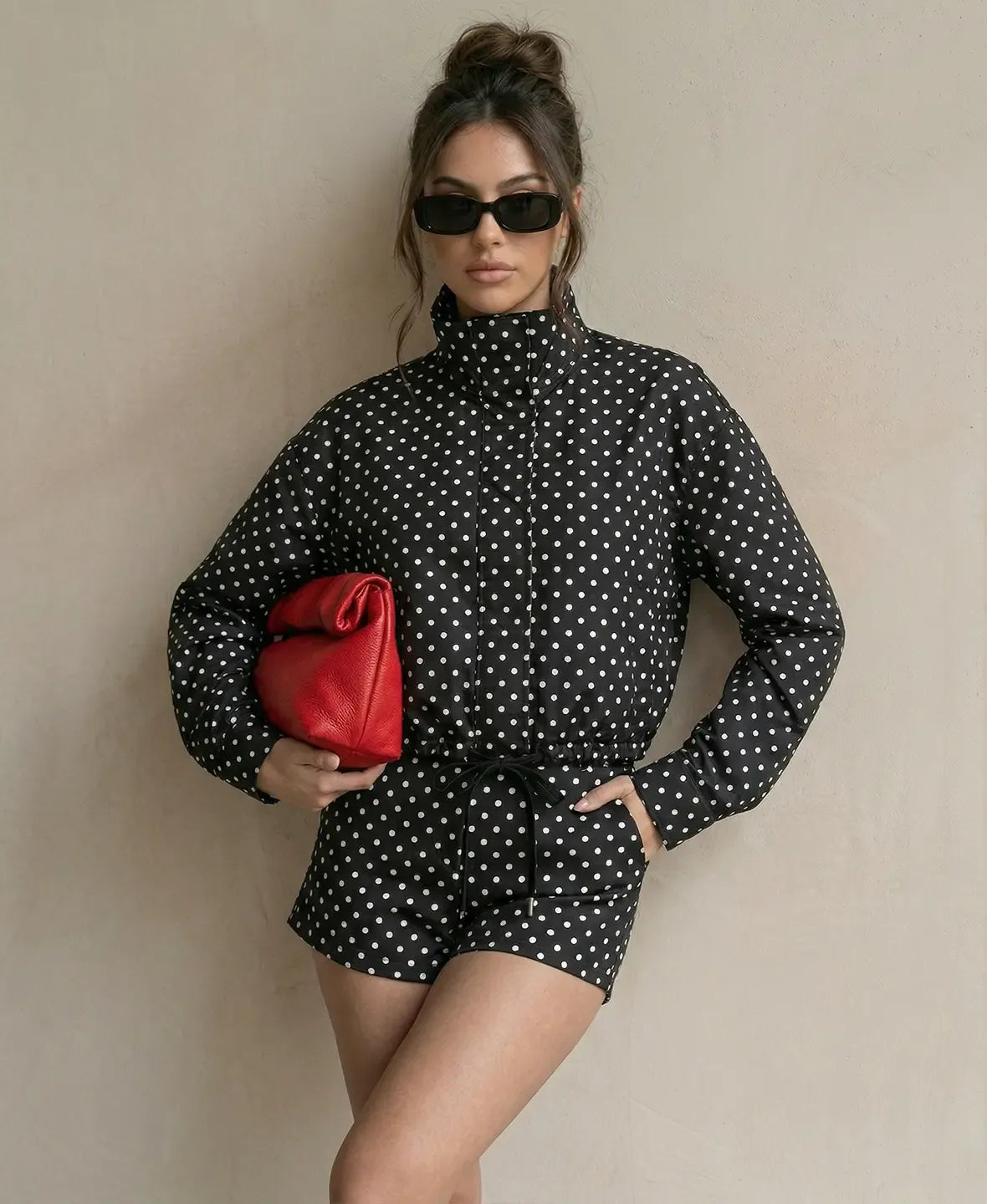 Solène Polka-Dot Set