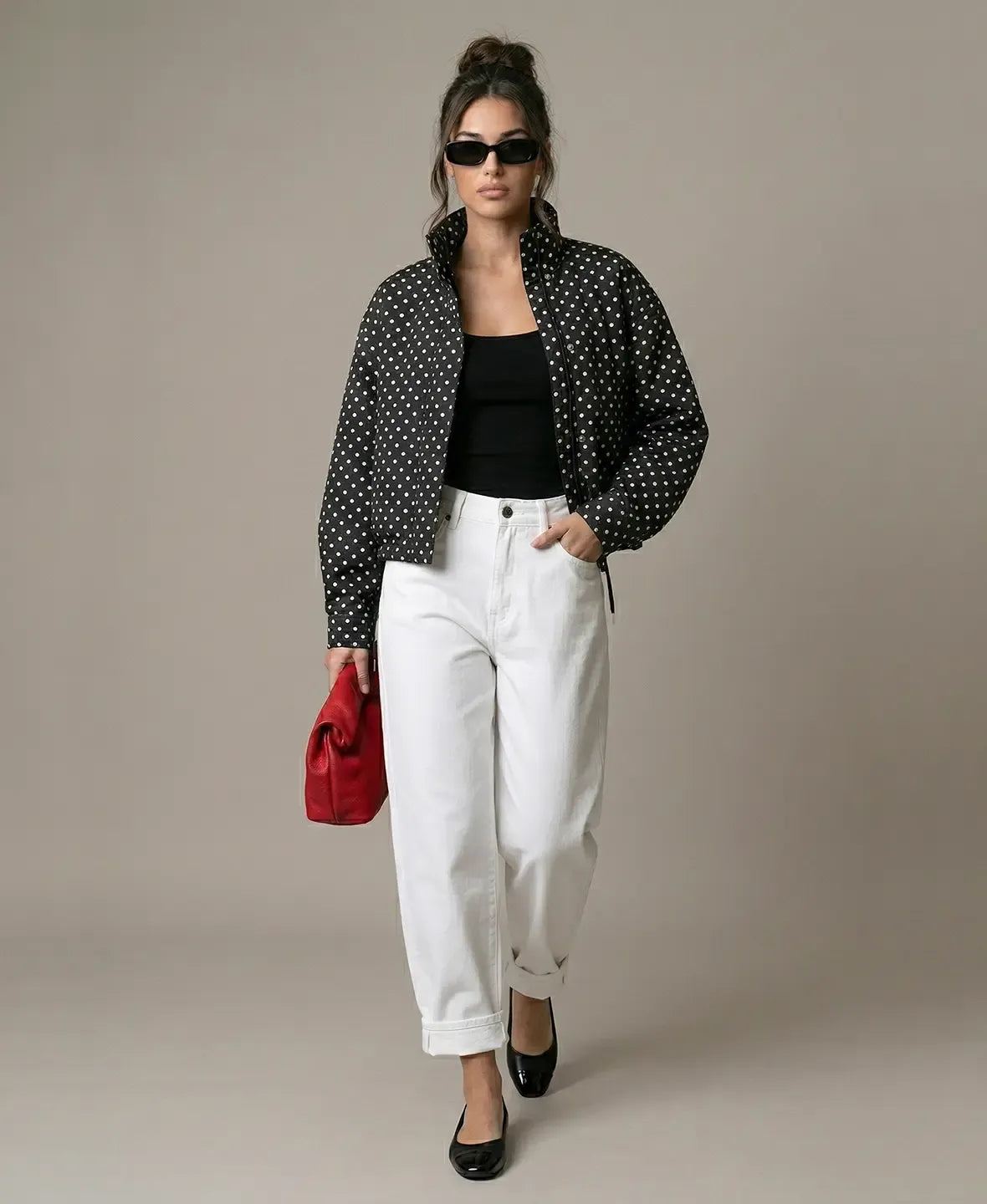 Solène Polka-Dot Set