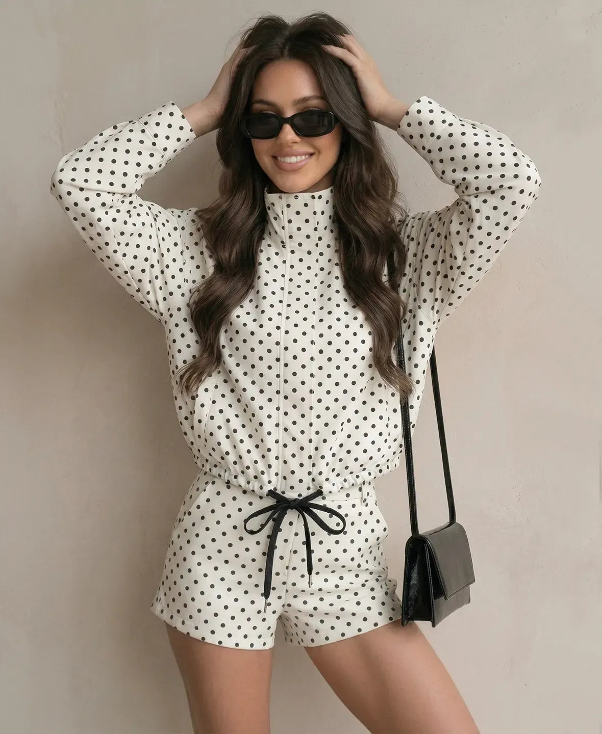 Solène Polka-Dot Set