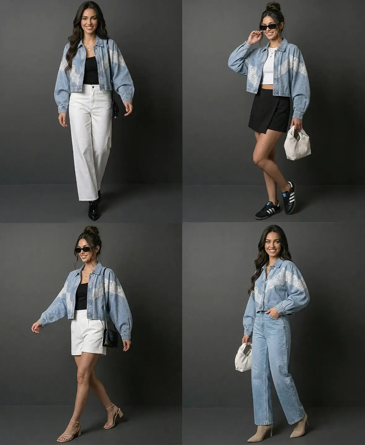 Muse Lace Denim Jacket