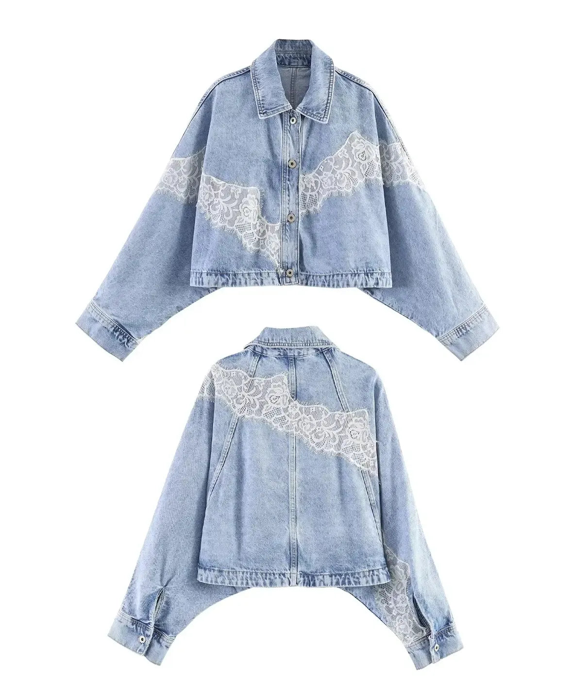 Muse Lace Denim Jacket