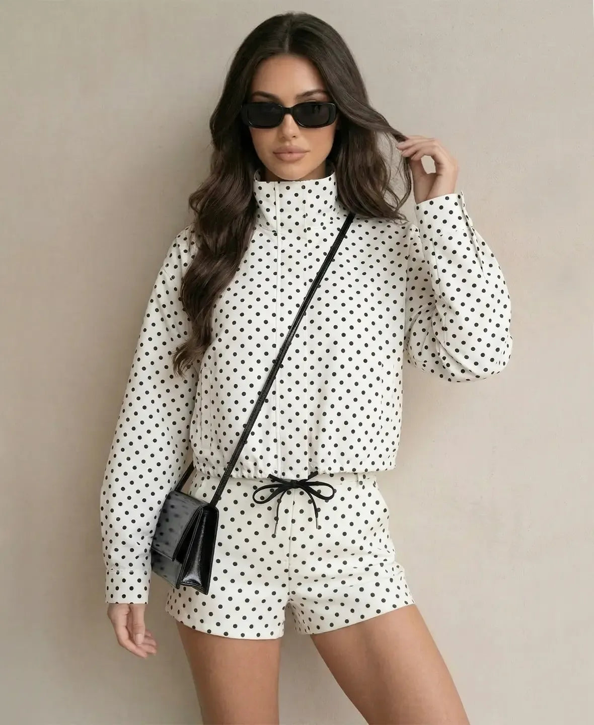 Solène Polka-Dot Set