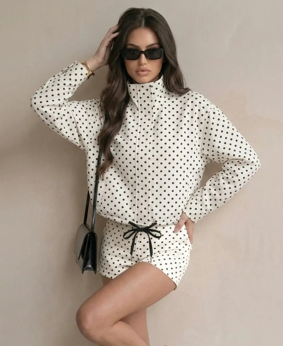 Solène Polka-Dot Set