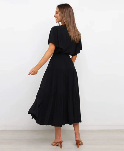 Amélie High Waist Midi Dress