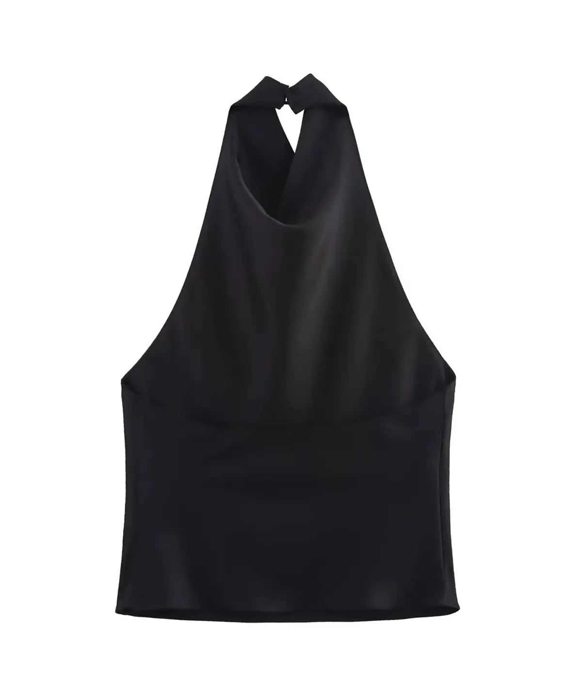Satin Halter Neck Top