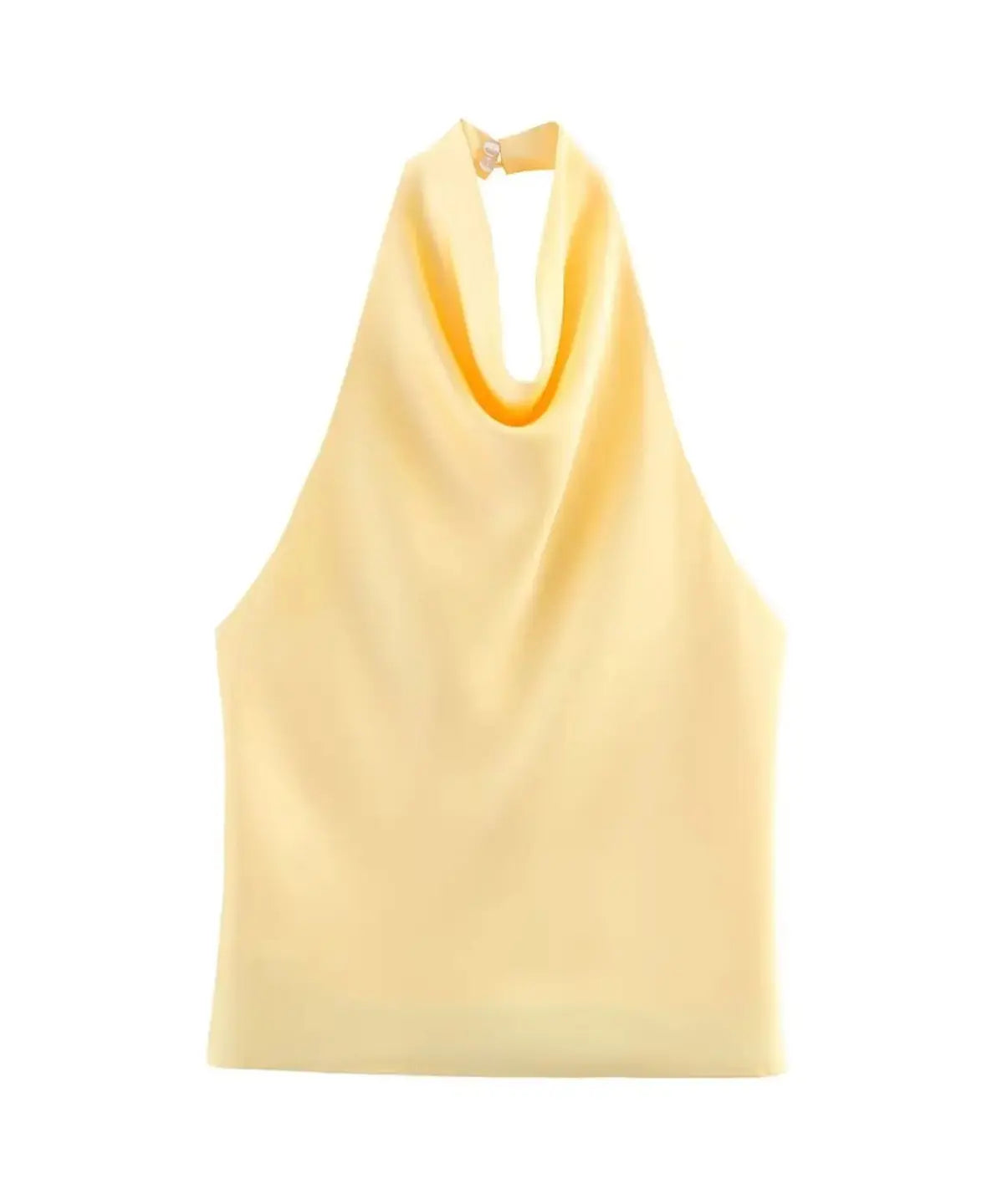 Satin Halter Neck Top