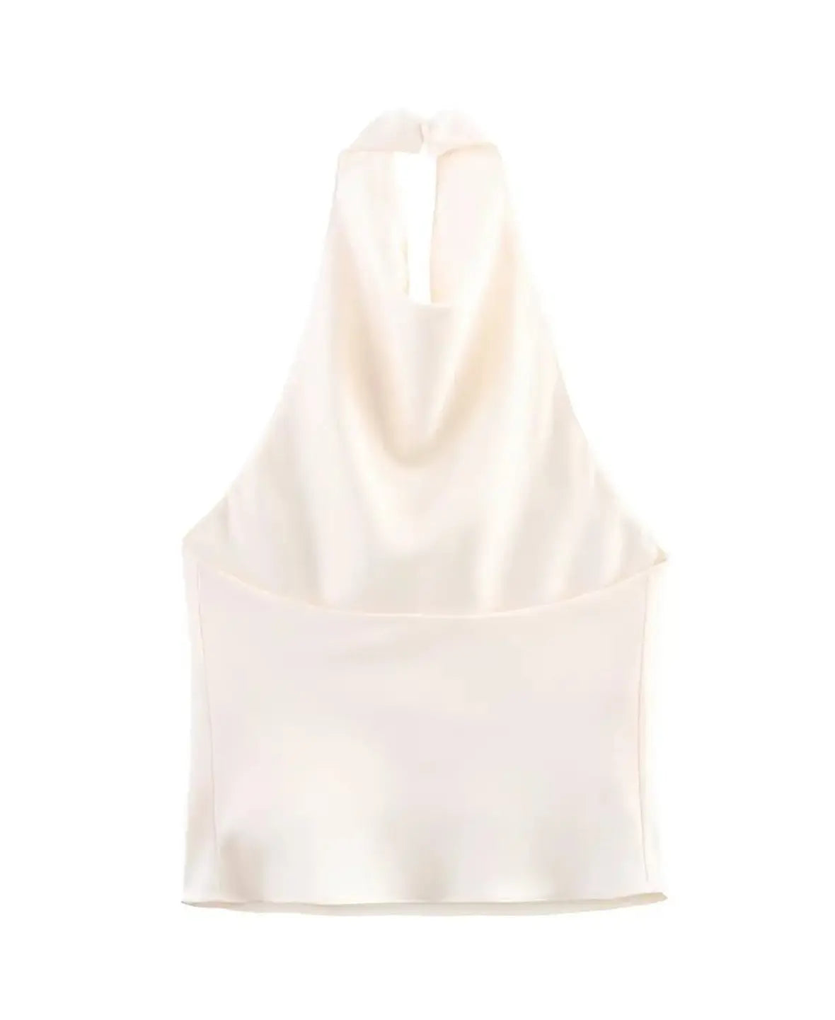 Satin Halter Neck Top